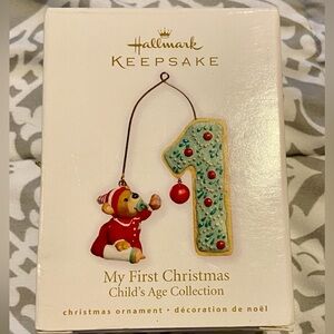 Hallmark My First Christmas Ornament Little Bear